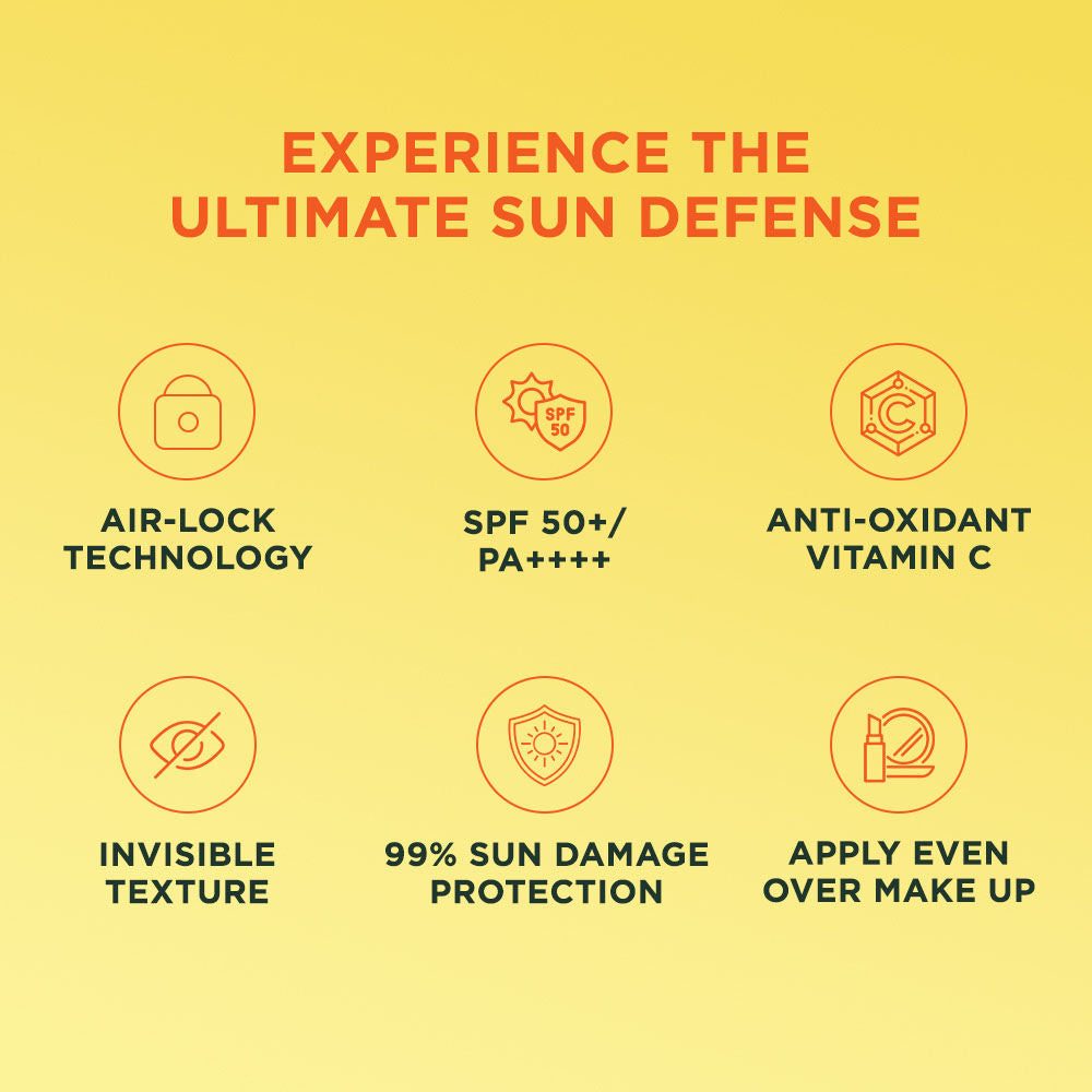 Garnier Super UV Invisible Air Mist Spray Sunscreen SPF50 PA++++ For UVA/B, Over Makeup Spray, No White Cast