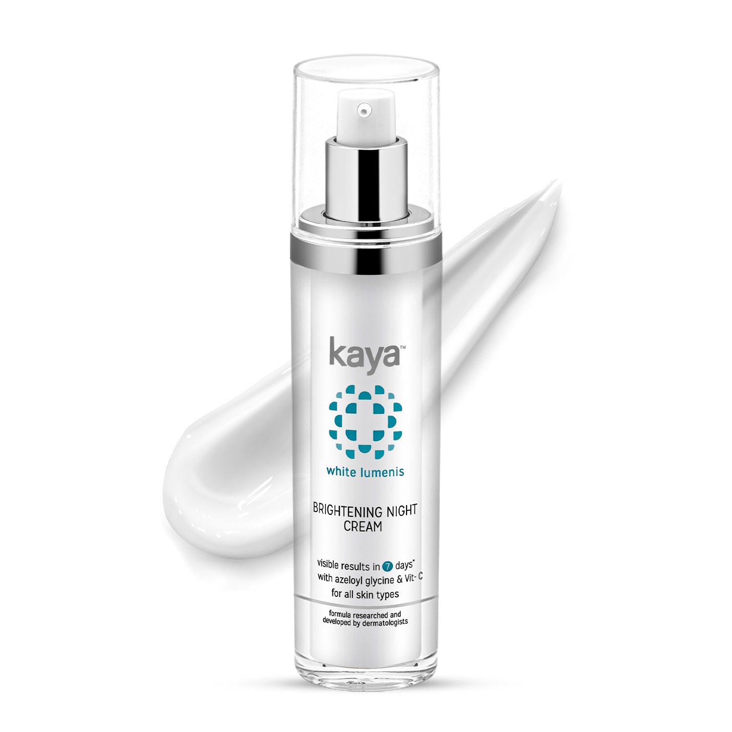 Kaya Brightening Night Cream, with Azeloyl Glycine & Vitamin C for all skin types