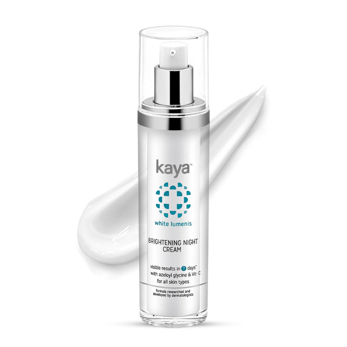 Kaya Brightening Night Cream, with Azeloyl Glycine & Vitamin C for all skin types