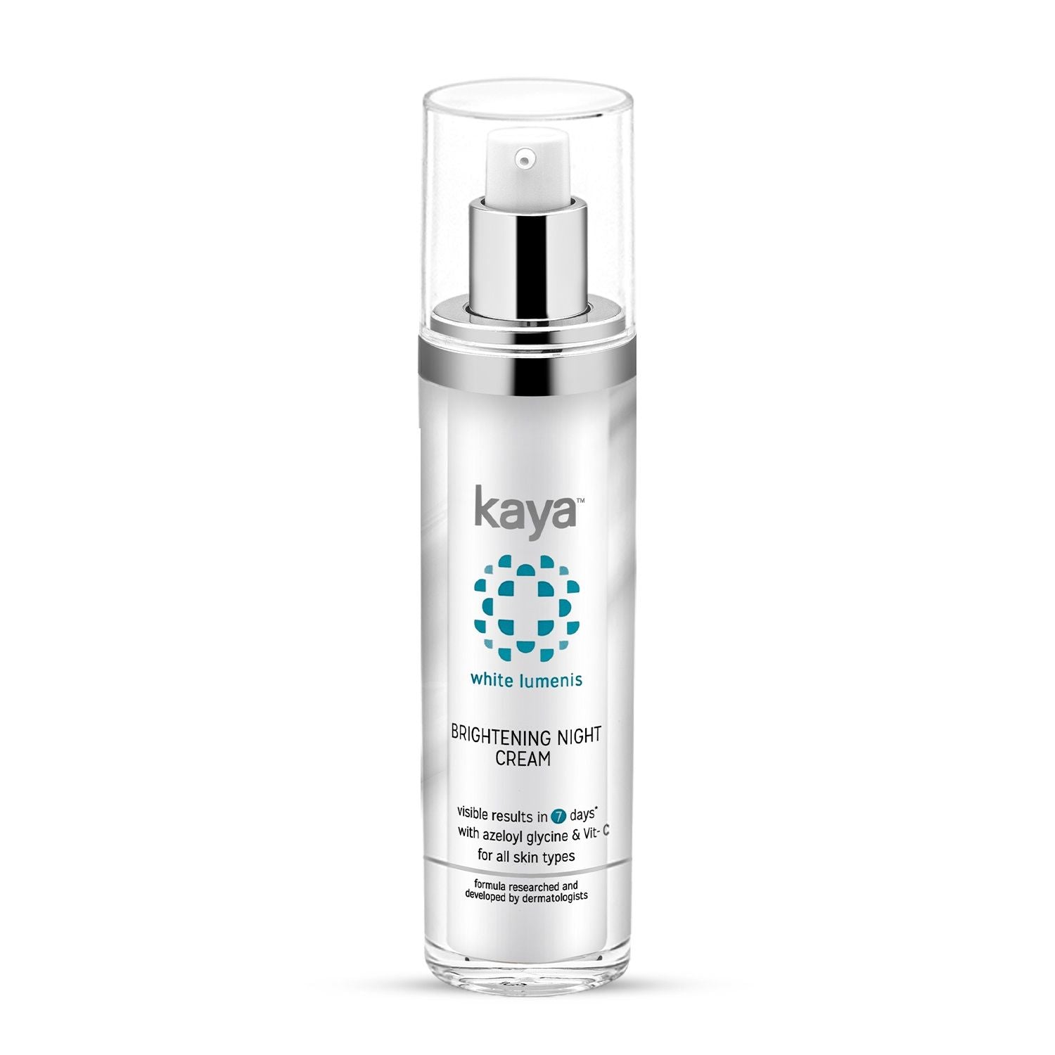 Kaya Brightening Night Cream, with Azeloyl Glycine & Vitamin C for all skin types
