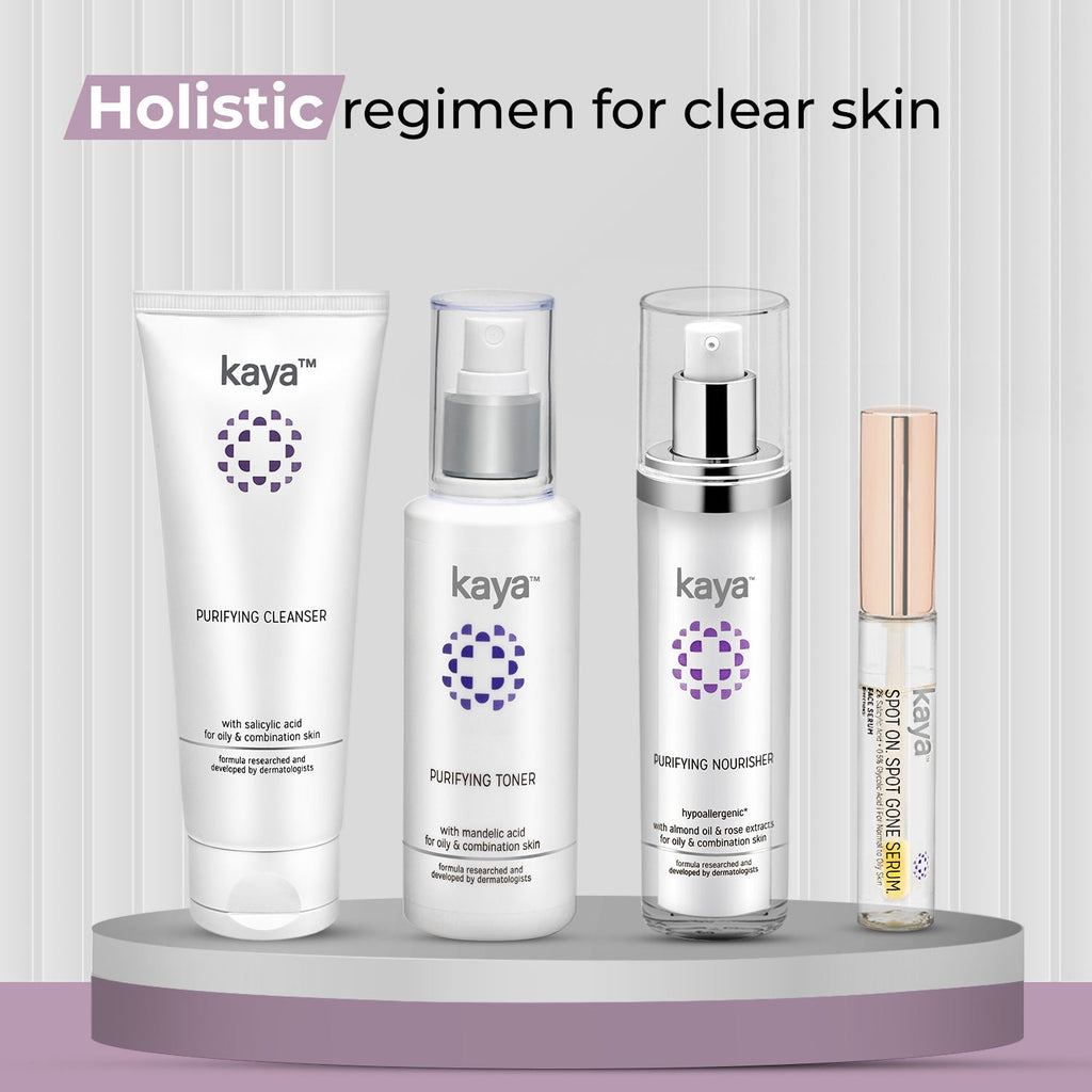 Kaya Acne Care Purifying Nourisher, Gentle/light/non-greasy daily Moisturizer for oily & pimple prone skin, 50 ml