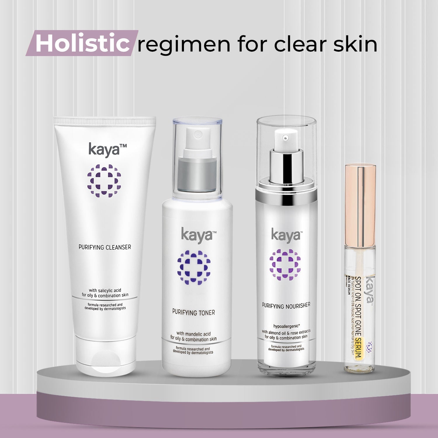 Kaya Acne Care Purifying Nourisher, Gentle/light/non-greasy daily Moisturizer for oily & pimple prone skin, 50 ml