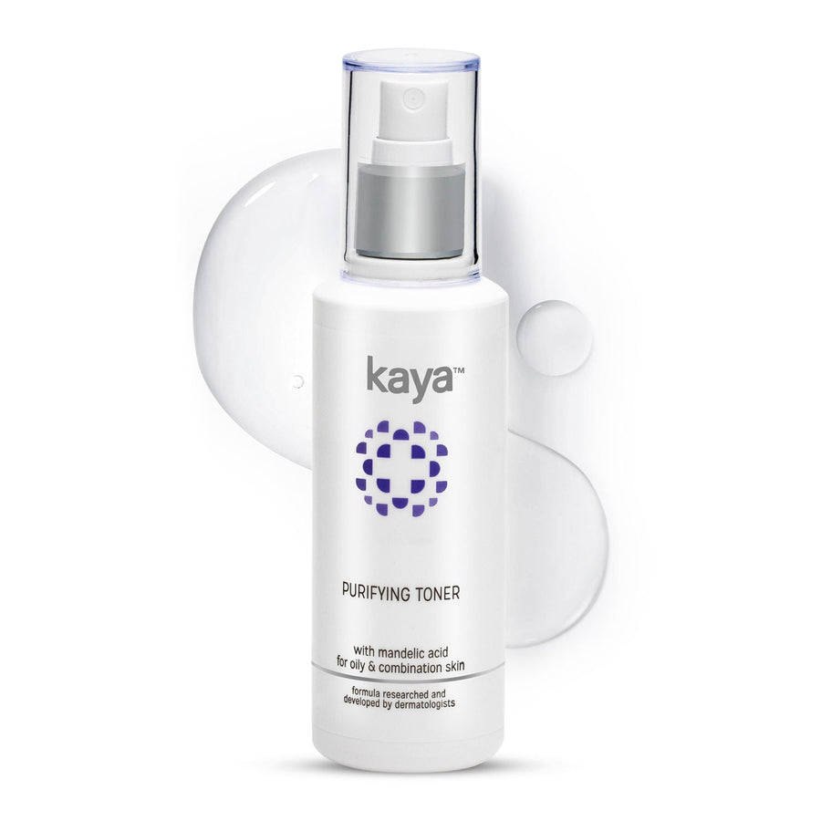 Kaya Acne Care Purifying Toner | Alcohol Free Toner With Niacinamide | Acne Prone Skin | Gentle Exfoliation| Clears Acne & Pimples|For Oily & Combination Skin | 100m