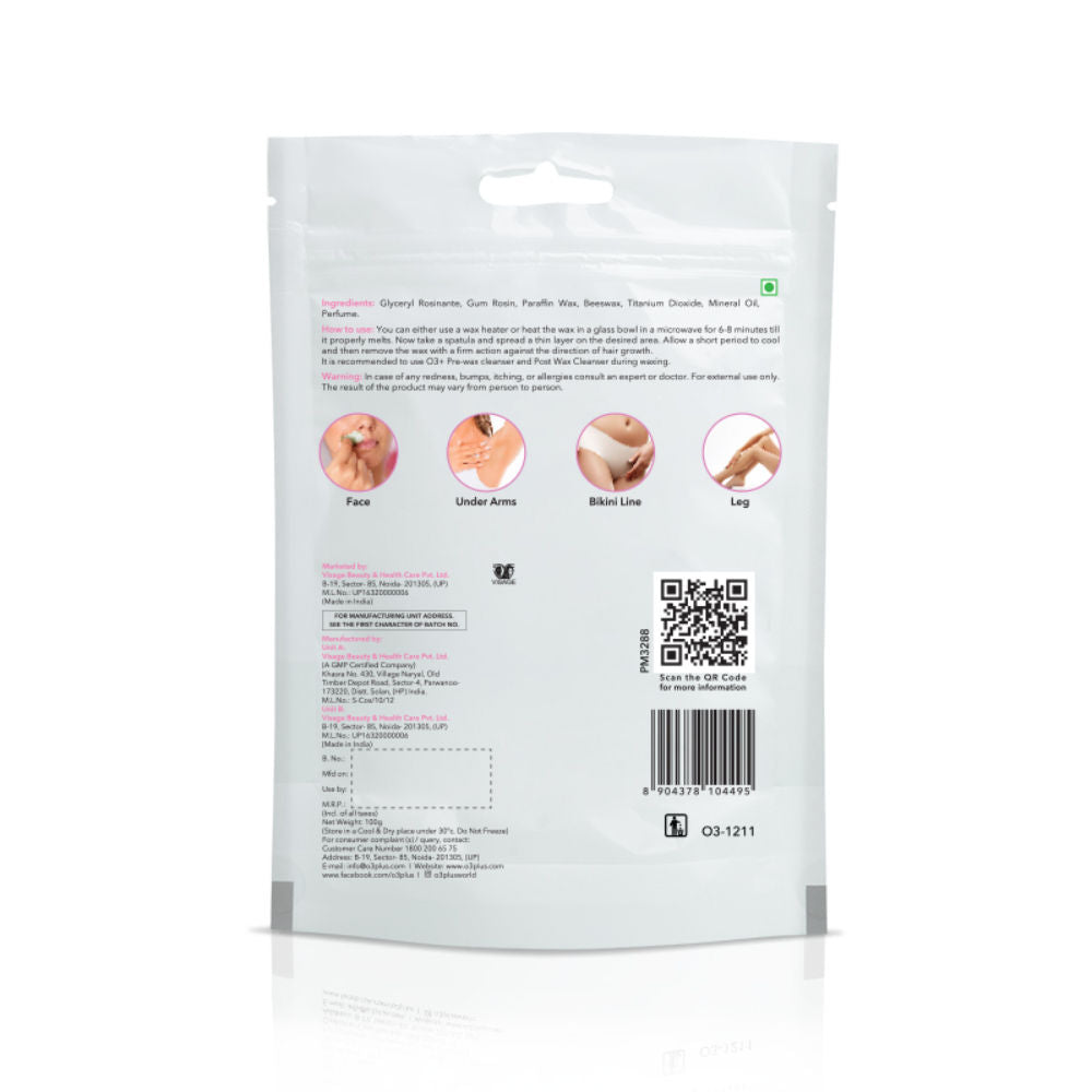 O3+ Peel Off Brazilian Wax For Easy Hair Removal Beans