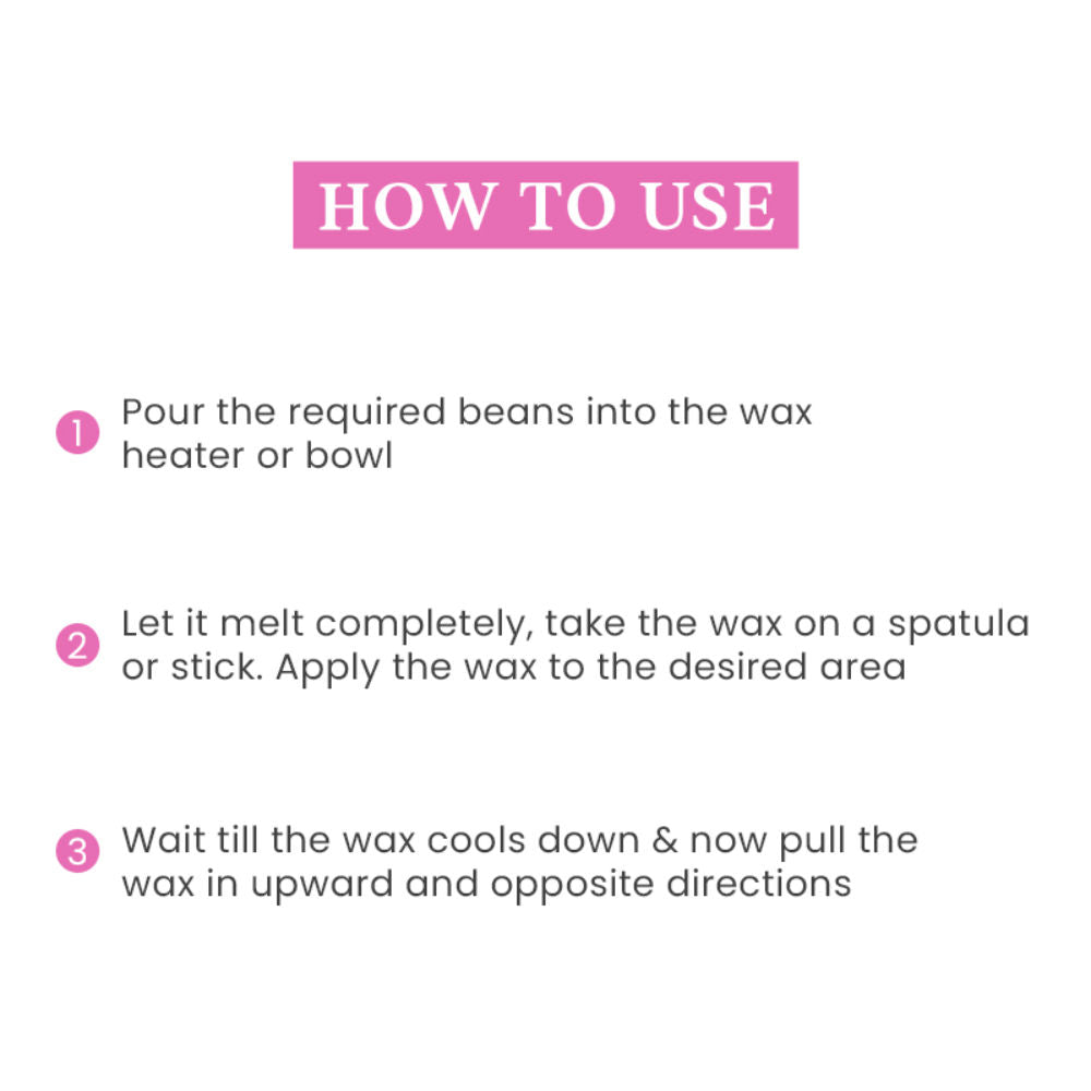 O3+ Peel Off Brazilian Wax For Easy Hair Removal Beans
