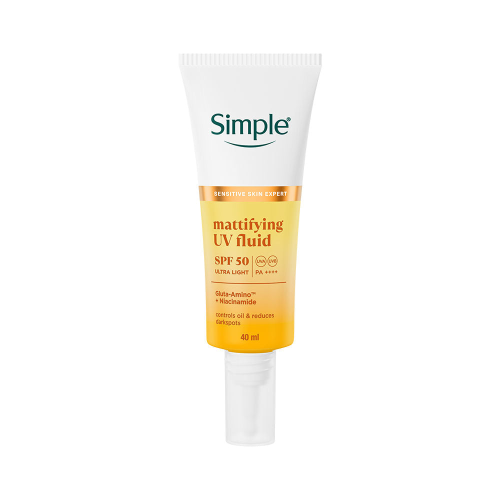 Simple Mattifying UV Fluid SPF 50 PA++++ with Niacinamide Sunscreen For Oily & Sensitive Skin