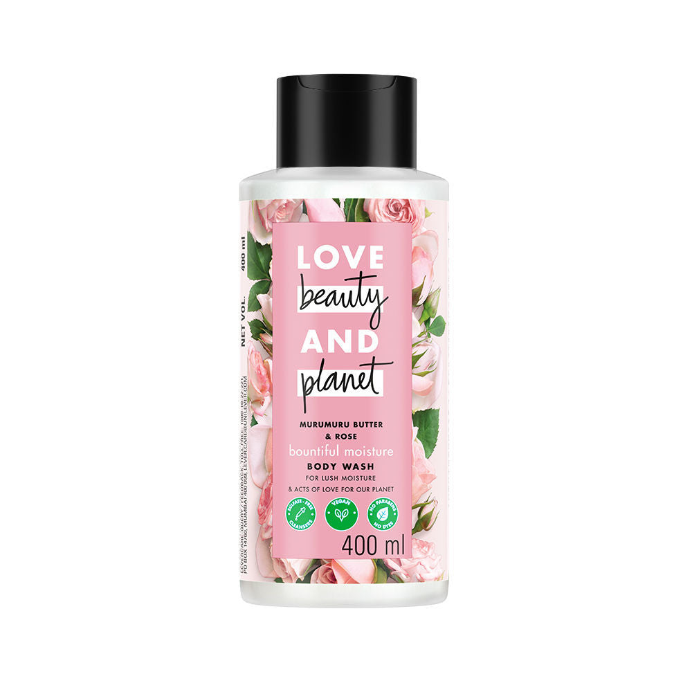 Love Beauty & Planet Murumuru Butter And Rose Moisturising Creme Body Wash
