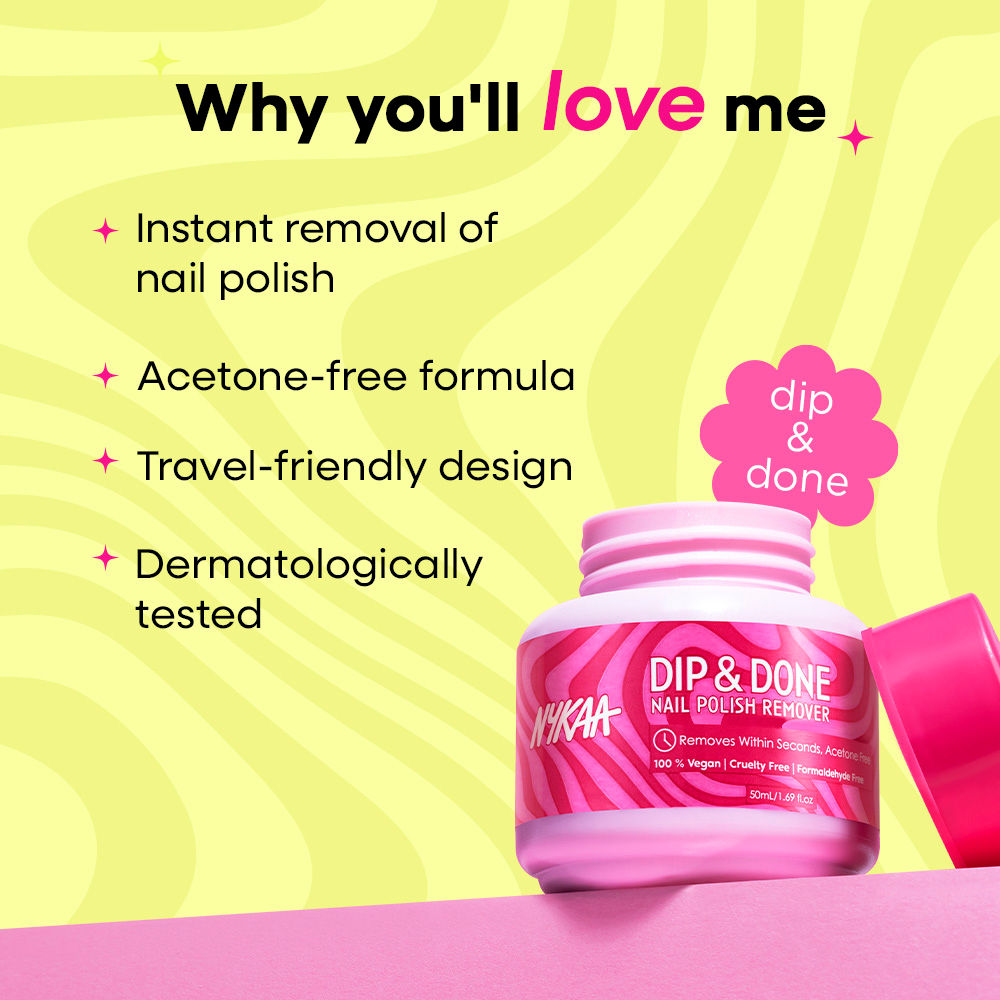Nykaa Cosmetics Dip & Done Nail Polish Remover