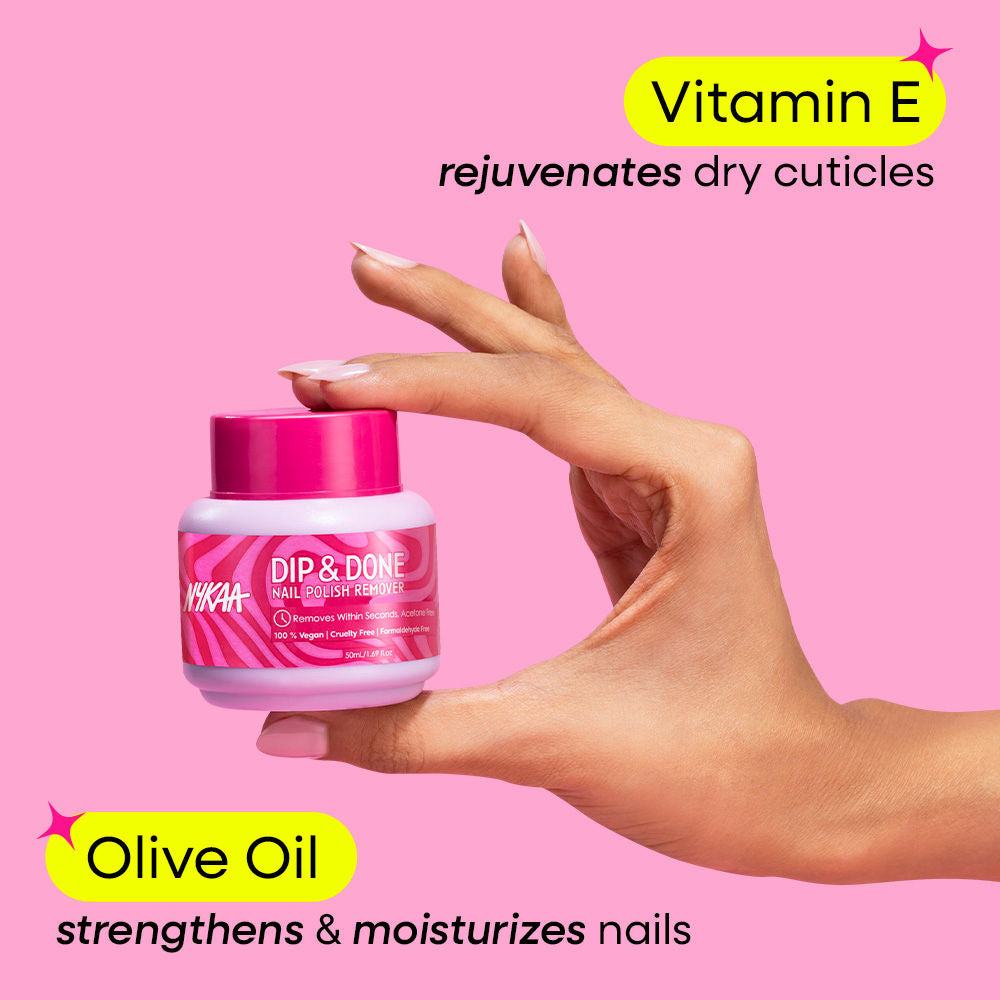 Nykaa Cosmetics Dip & Done Nail Polish Remover