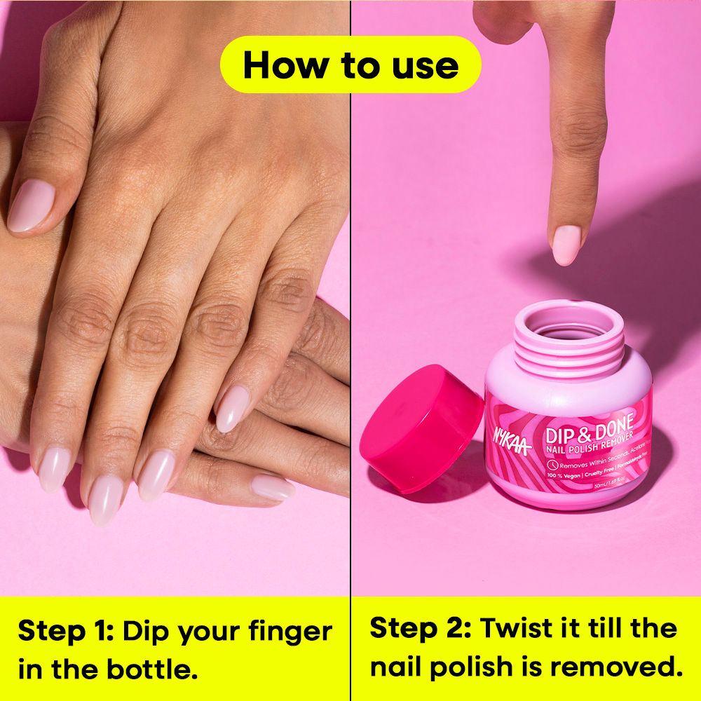 Nykaa Cosmetics Dip & Done Nail Polish Remover