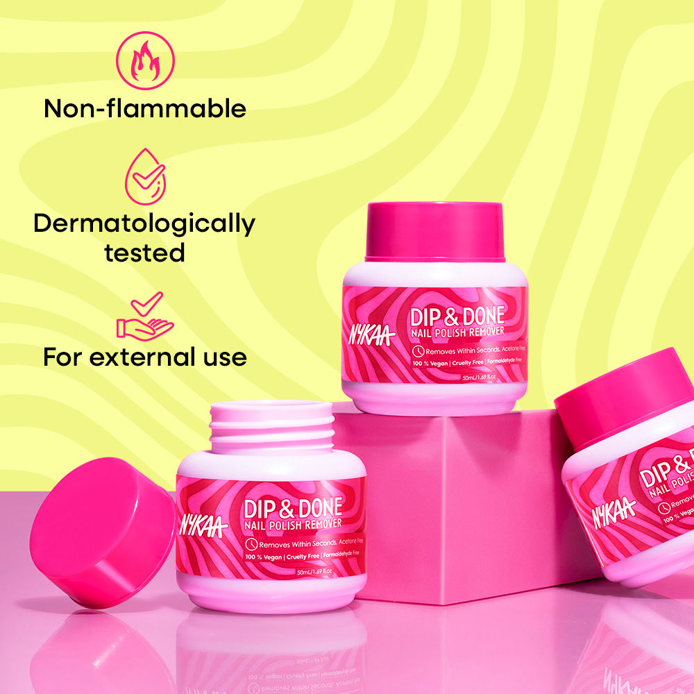 Nykaa Cosmetics Dip & Done Nail Polish Remover