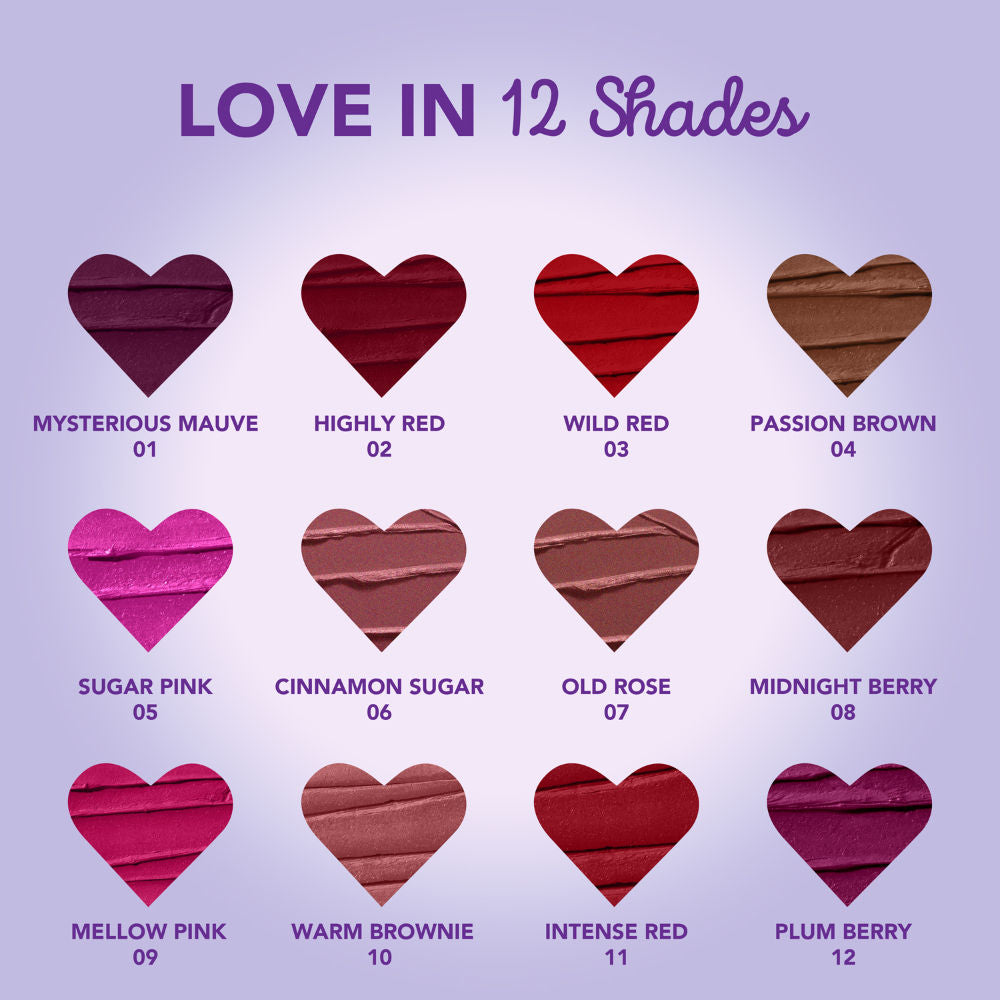 Blue Heaven Love Capsule Powder Matte Lipstick