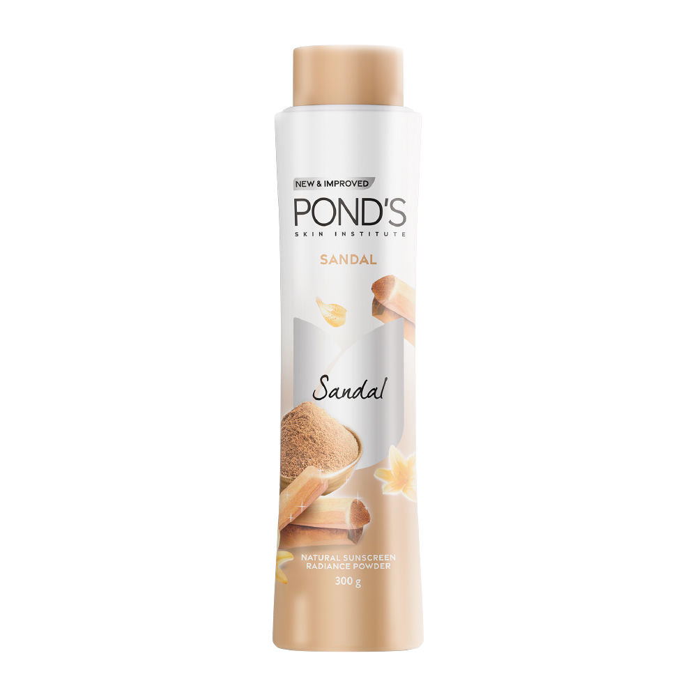 Ponds Sandal Radiance Talcum Powder Natural Sunscreen