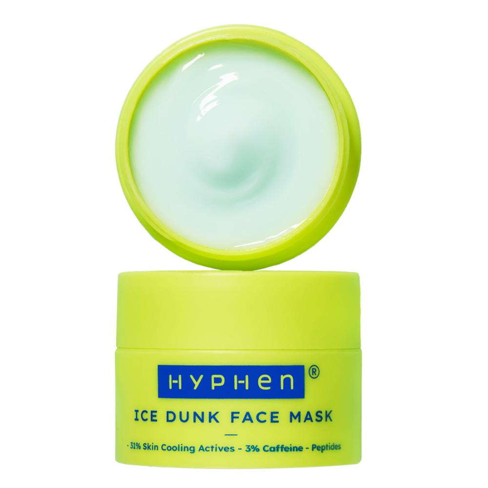 Hyphen Ice Dunk Cooling Face Mask - 31% Cooling Actives, 3% Caffeine - Instant Depuff