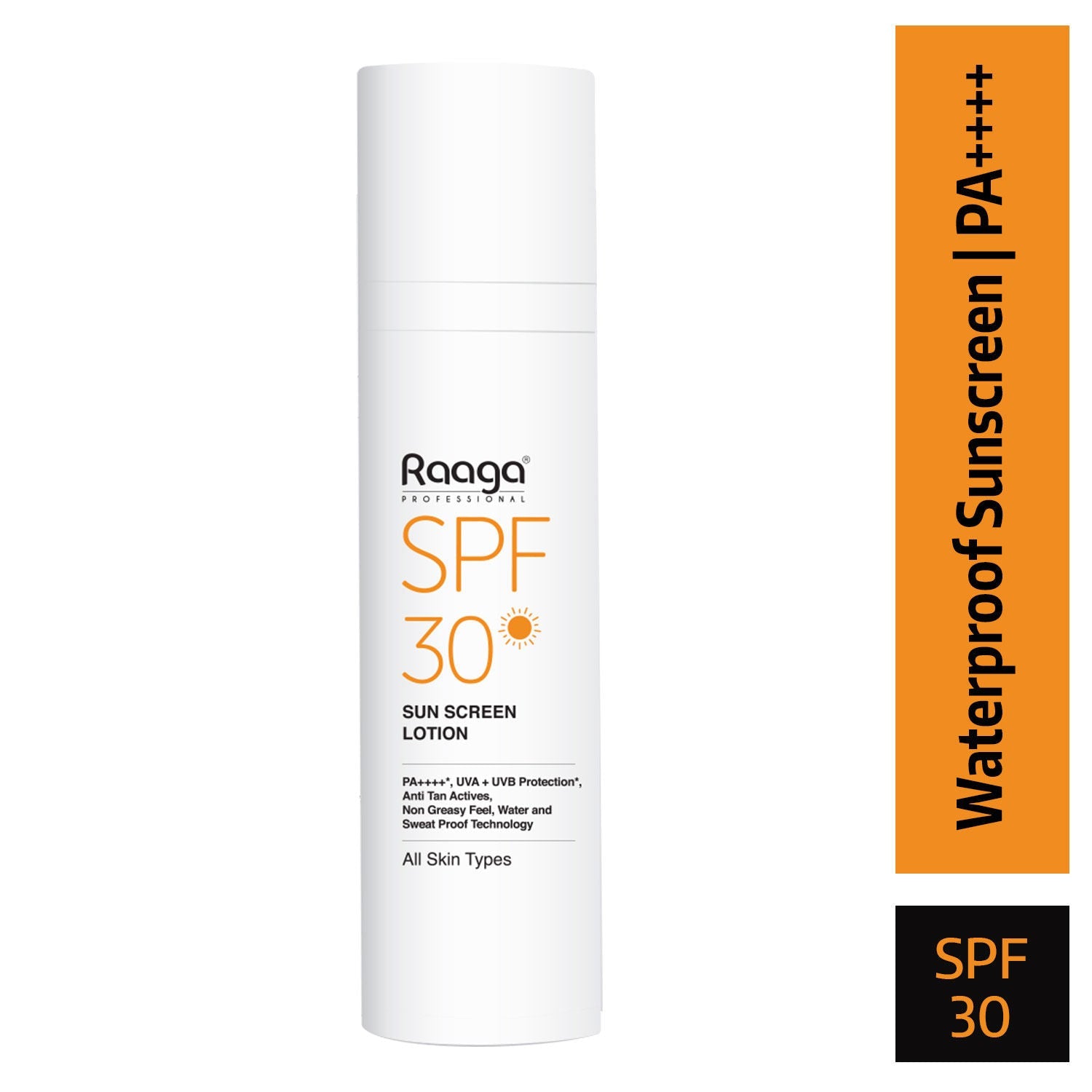 Raaga Professional Spf 30 Pa++++ Sunscreen Lotion With Uva + Uvb Protection, All Skin Types, 55 Ml