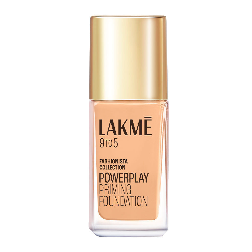 Lakme 9 To 5 Powerplay Priming Foundation, Built In Primer, Long-Lasting, SPF 20