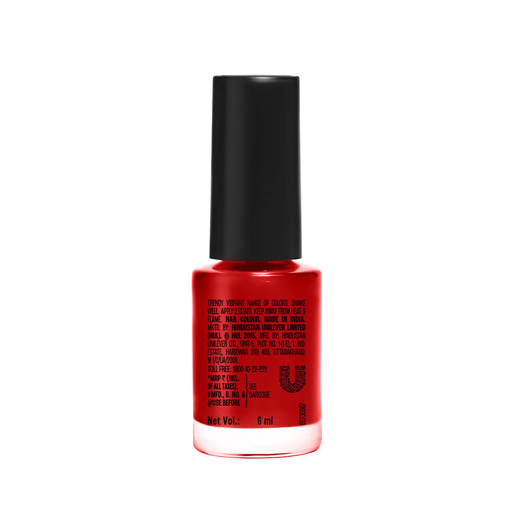 Lakme True Wear Color Crush Nail Polish, Long Lasting & Vibrant Nail Paint