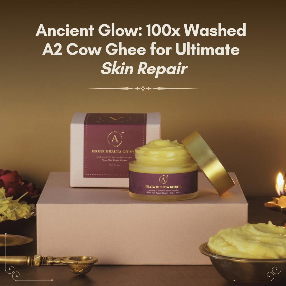 Adhyay Shata Dhauta Ghrita Skin Repairing Moisturizing Ghee Cream