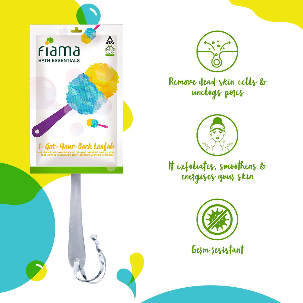 Fiama Bath Essentials I-Got-Your-Back Loofah