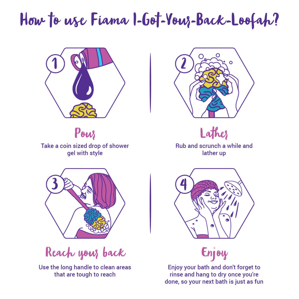Fiama Bath Essentials I-Got-Your-Back Loofah