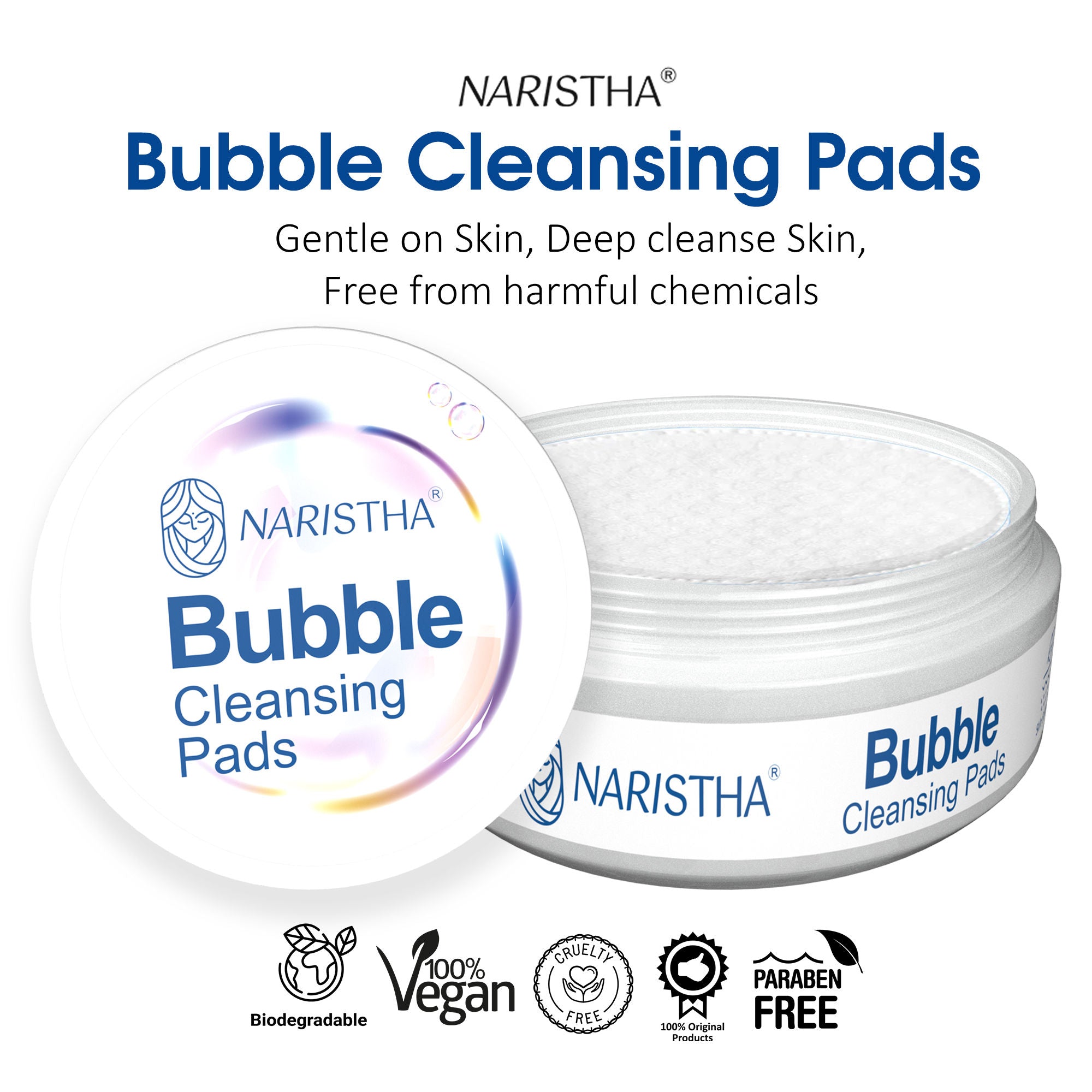 NARISTHA Bubble Cleansing Pads For Face