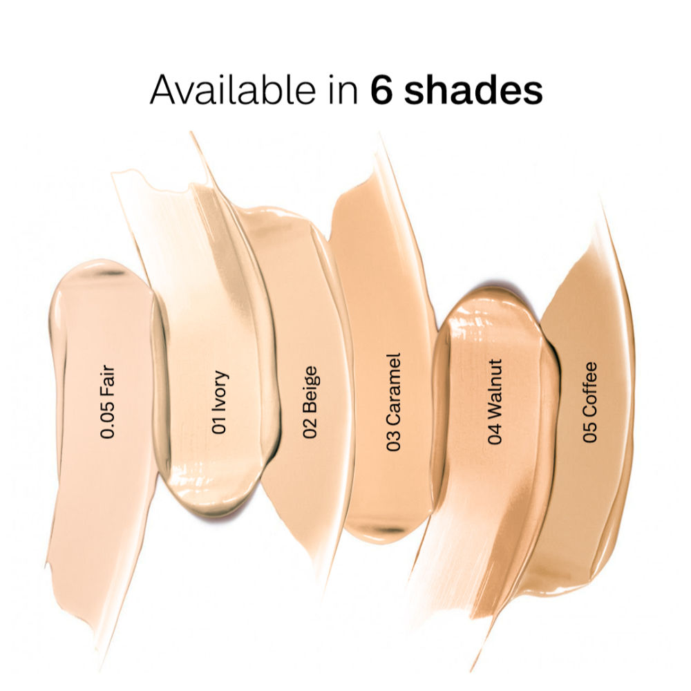 Flicka The Base Story Foundation High Coverage Satin Matte Finish Lightweight Waterproof
