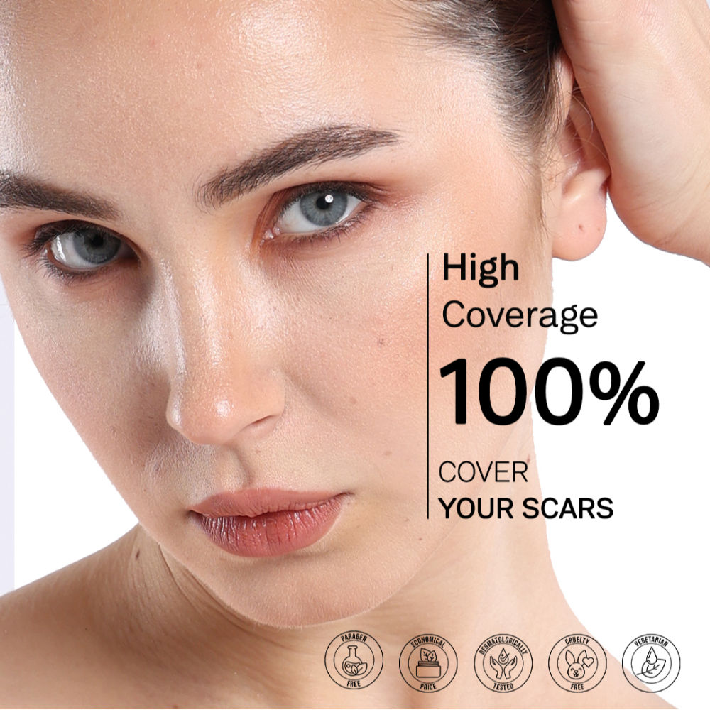Flicka The Base Story Foundation High Coverage Satin Matte Finish Lightweight Waterproof