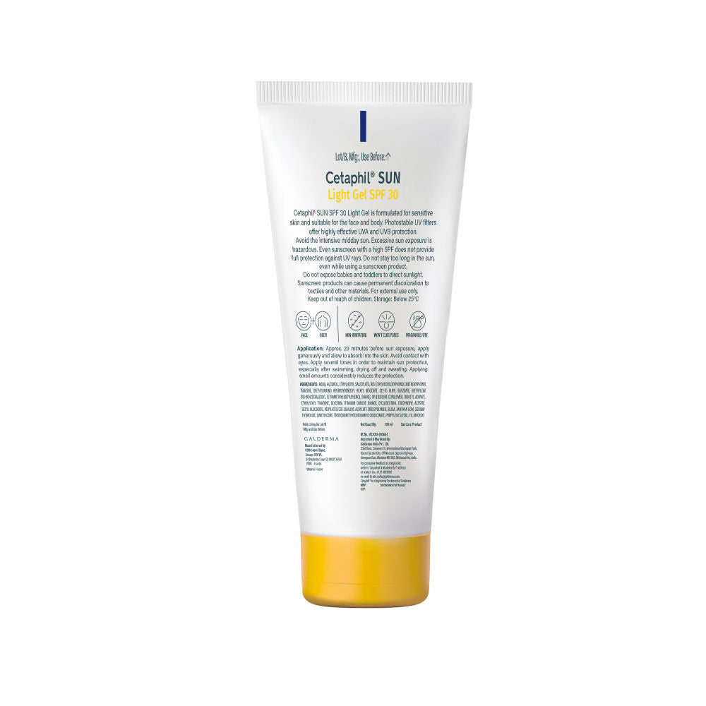 Cetaphil Sun SPF 30 Light Gel Mineral Base For Normal Sensitive & Oily Skin