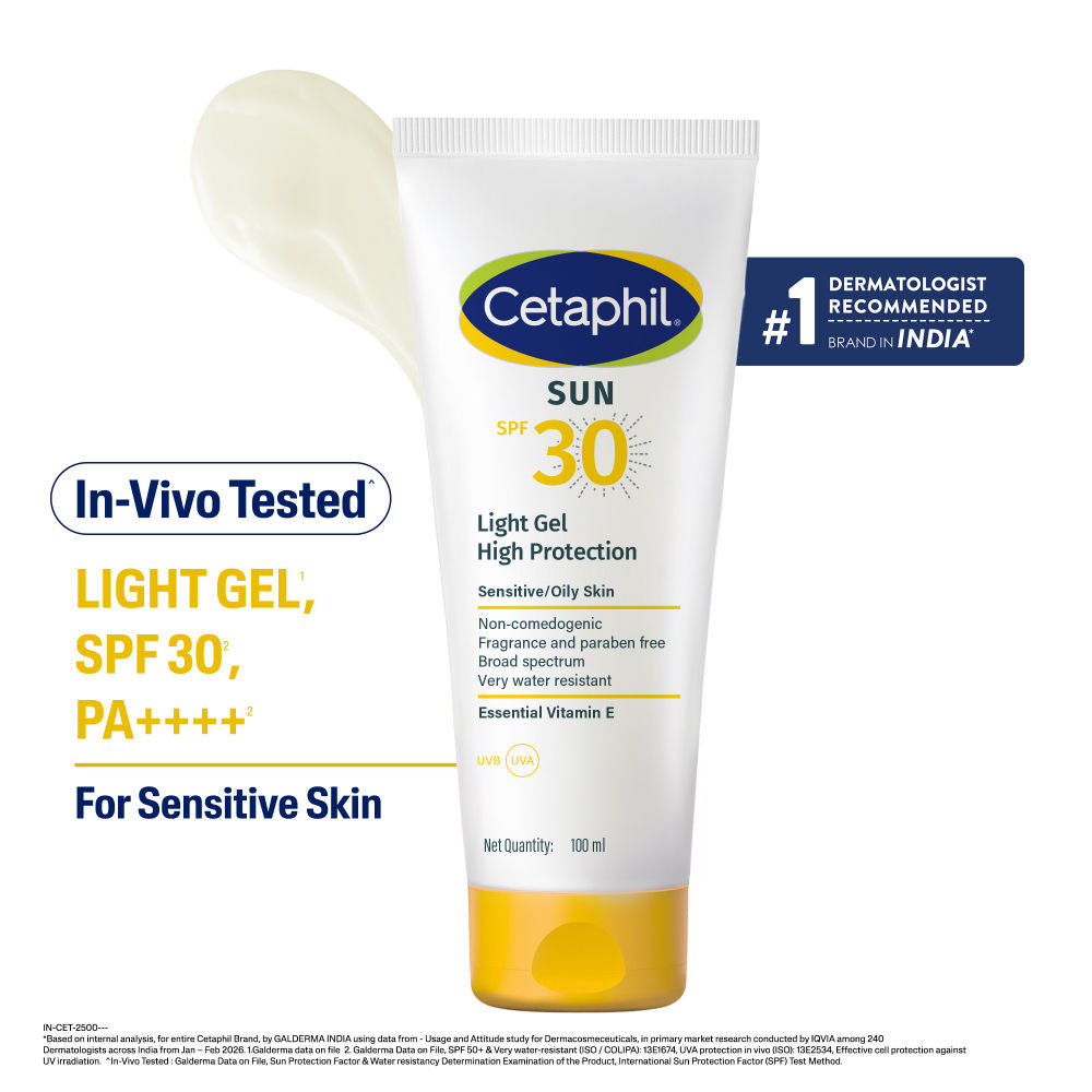 Cetaphil Sun SPF 30 Light Gel Mineral Base For Normal Sensitive & Oily Skin