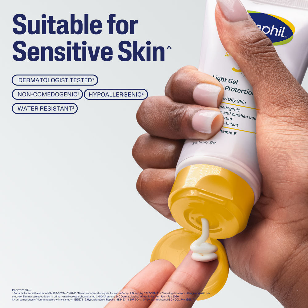 Cetaphil Sun SPF 30 Light Gel Mineral Base For Normal Sensitive & Oily Skin
