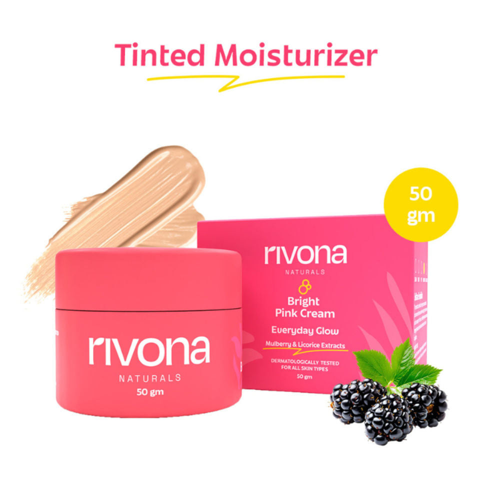 Rivona Naturals Deep Bright Pink Face Cream Everyday Glow