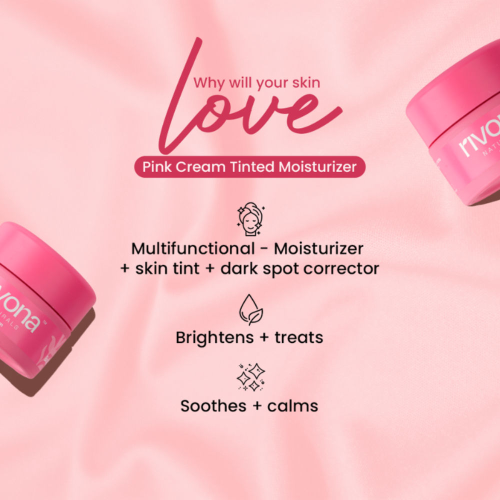 Rivona Naturals Deep Bright Pink Face Cream Everyday Glow