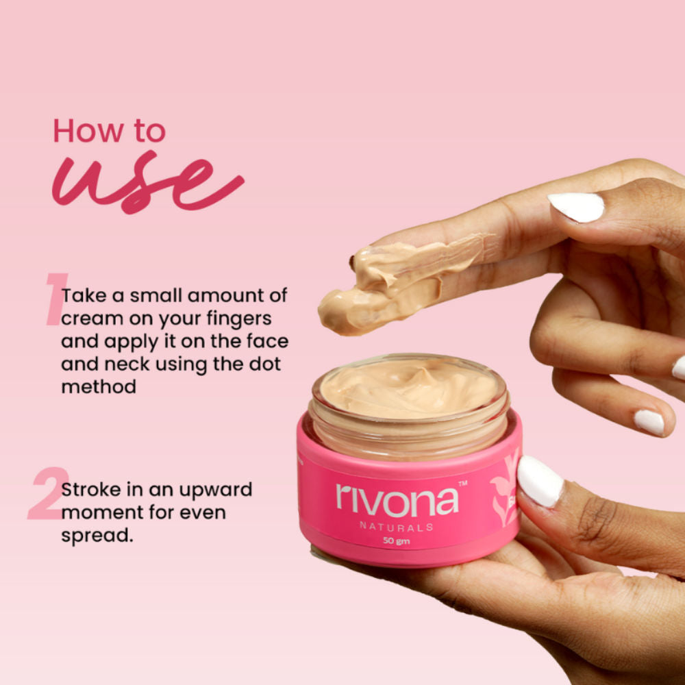 Rivona Naturals Deep Bright Pink Face Cream Everyday Glow
