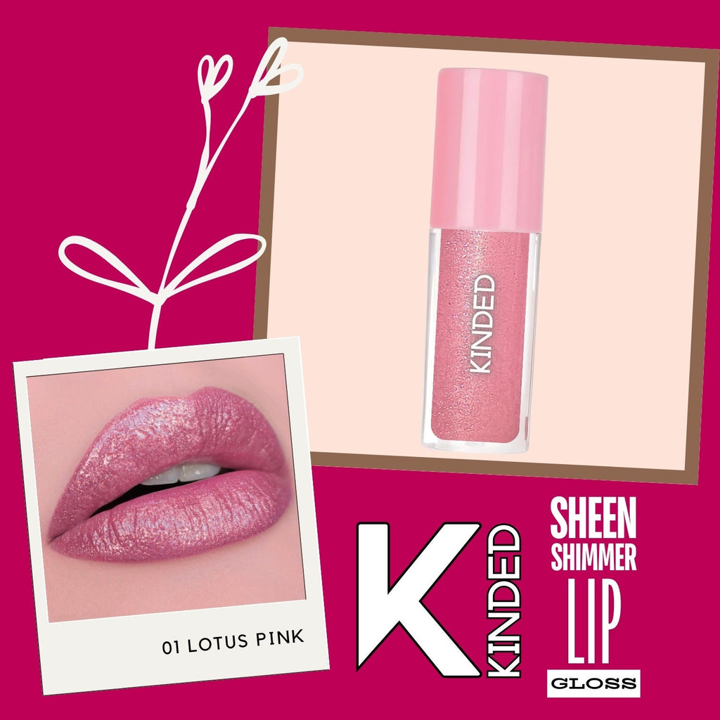 KINDED Sheen Shimmer Lip Gloss