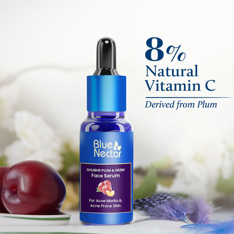 Blue Nectar Plum Face Serum for Acne Prone Skin & Acne