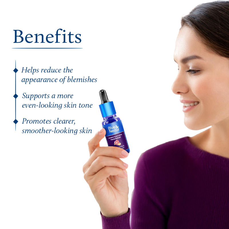 Blue Nectar Plum Face Serum for Acne Prone Skin & Acne