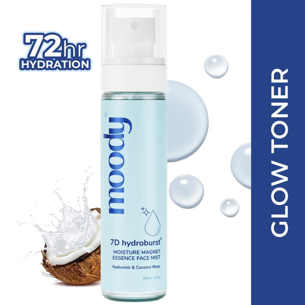Moody Hydroburst Hyaluronic Face Mist Toner For Long Lasting Hydration Combination & Dry Skin Type