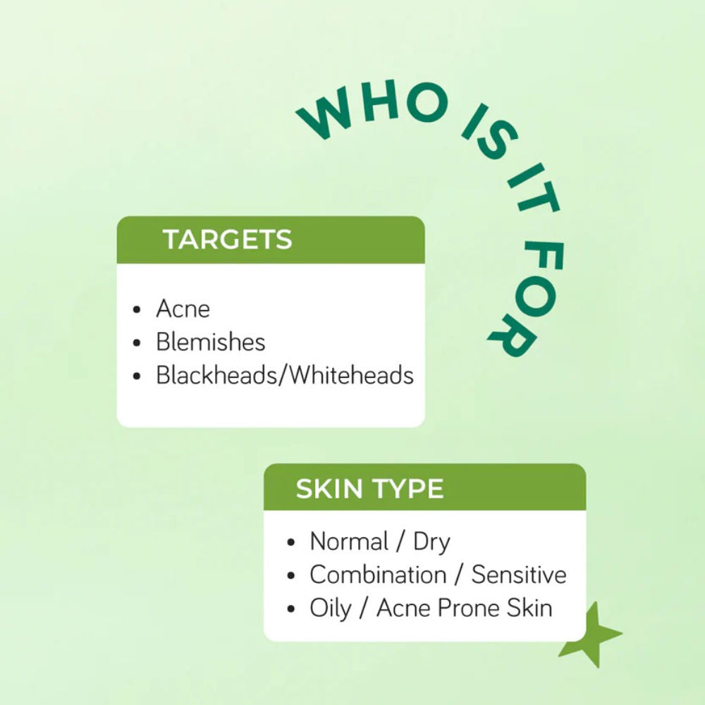 Moody Acnexpert Face Serum For Oily Skin With Niacinamide 10% , Salicylic Acid & Azelaic Acid