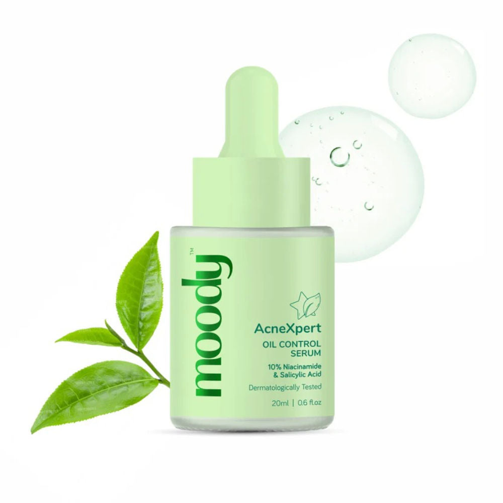 Moody Acnexpert Face Serum For Oily Skin With Niacinamide 10% , Salicylic Acid & Azelaic Acid