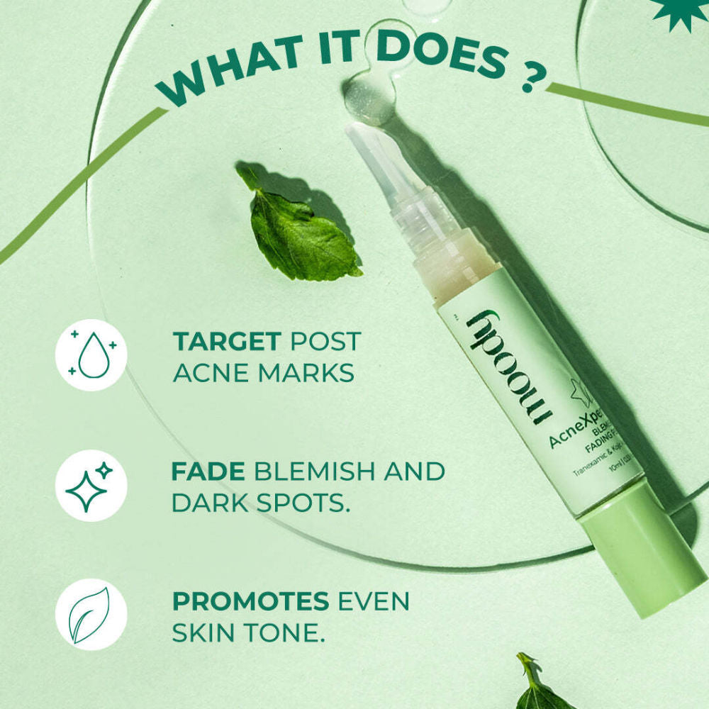 Moody Acnexpert Blemish Fading Pen With Tranexamic & Kojic Acid - For Acne Marks & Scars
