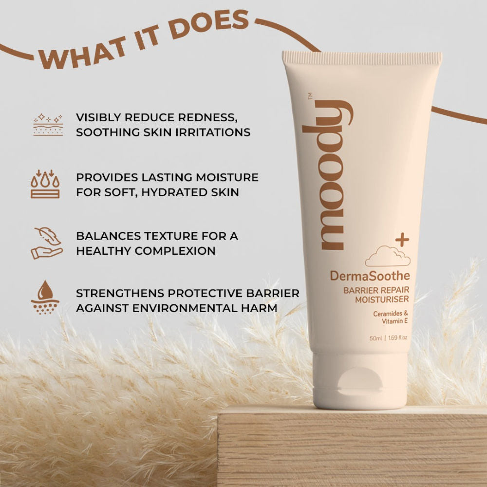 Moody Derma Soothe Barrier Repair Moisturiser Ceramides & Vitamin E
