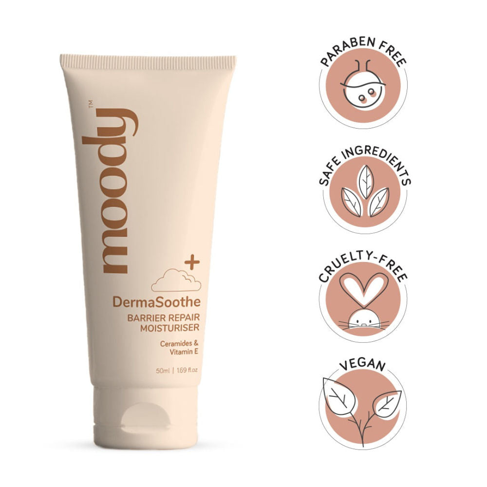 Moody Derma Soothe Barrier Repair Moisturiser Ceramides & Vitamin E
