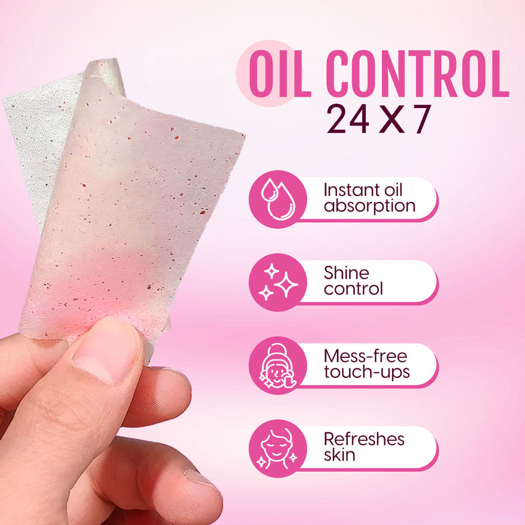 Matra Oil Control Blotting Sheets Face Oil Absorbing Paper Pocket Sized Remover Tissues