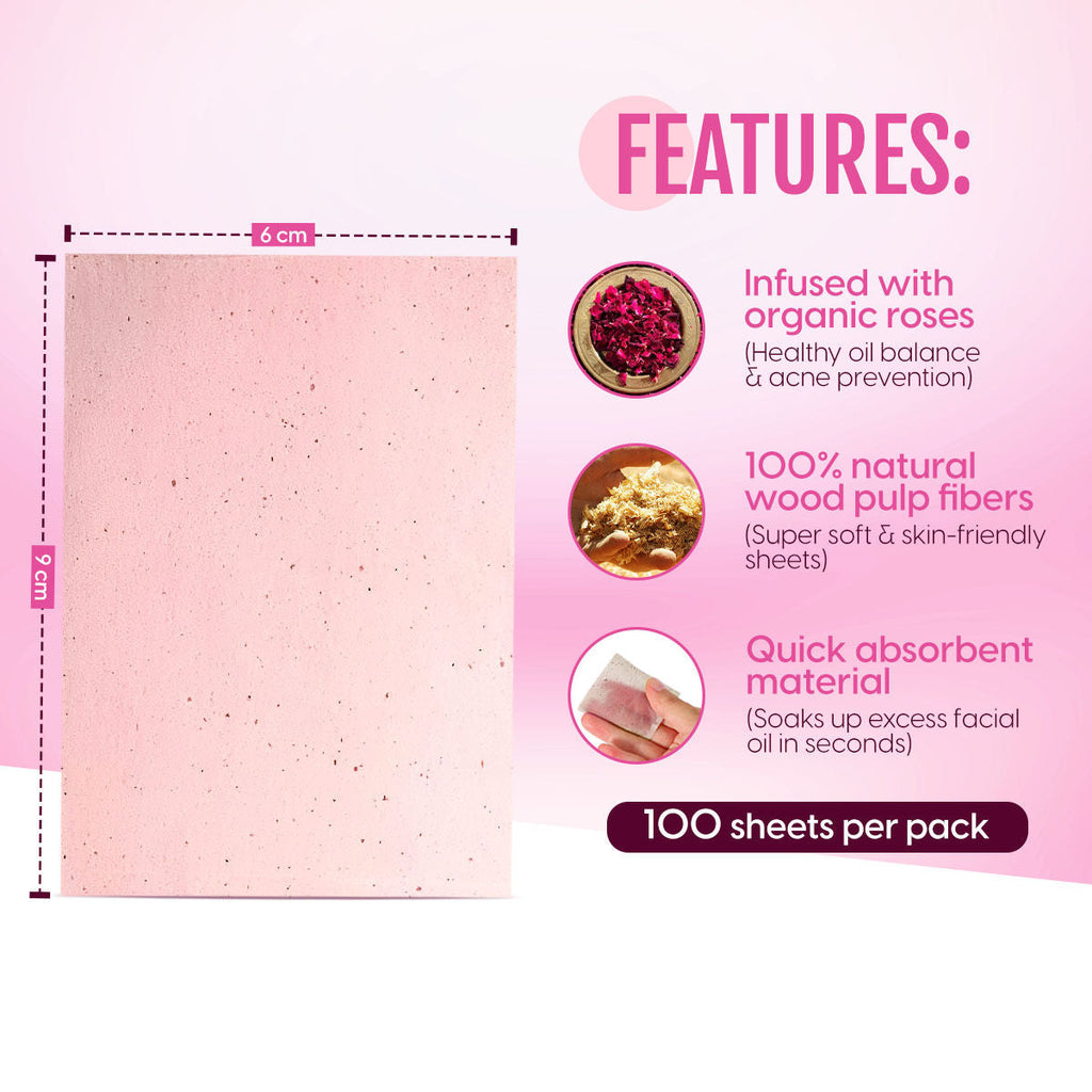 Matra Oil Control Blotting Sheets Face Oil Absorbing Paper Pocket Sized Remover Tissues
