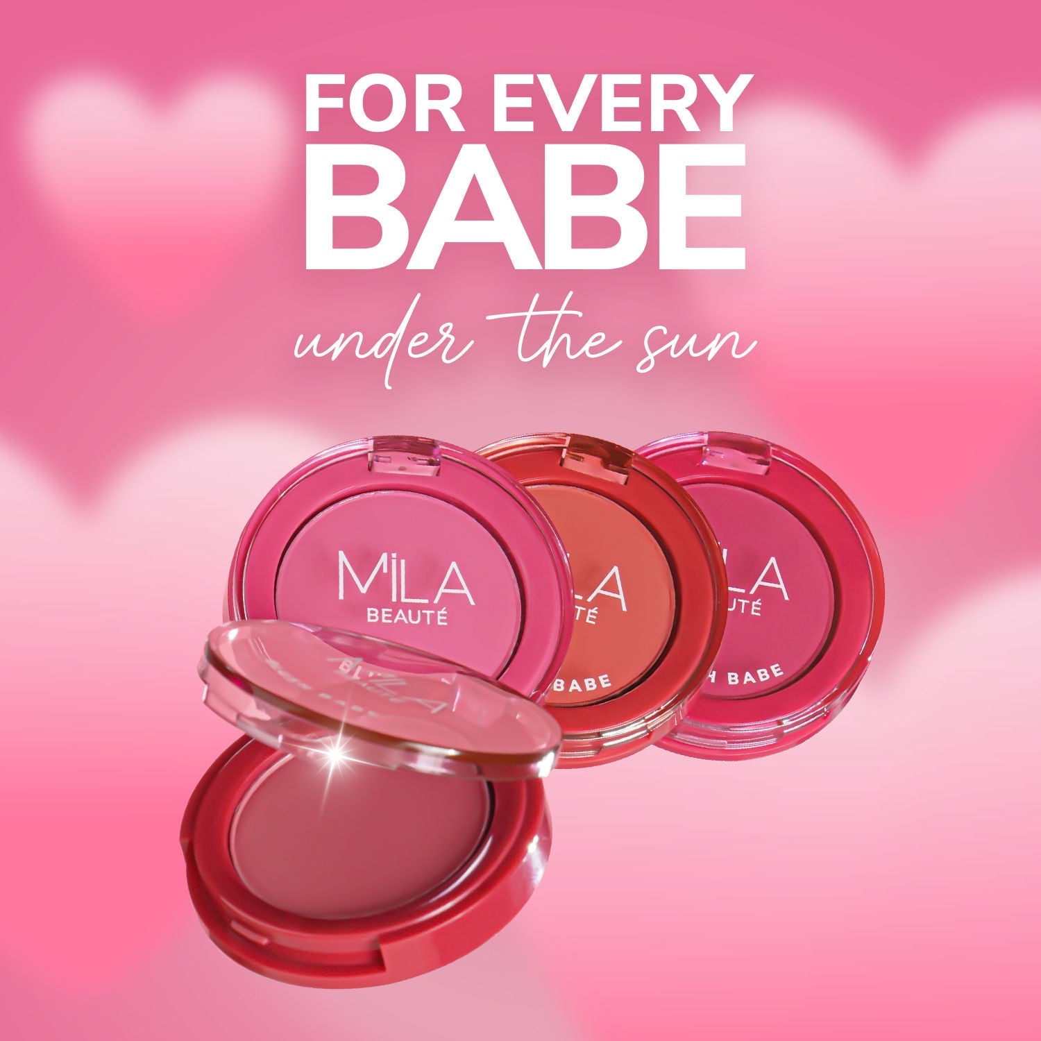 Mila Beauté Matte Finish Blush Babe Powder Blush With Rosehip Oil