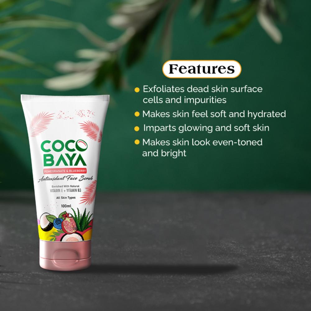 Coco Baya Brightening Face Wash Vitamin C Vitamin B3 & ProVit B5, Suitable For All Skin Types