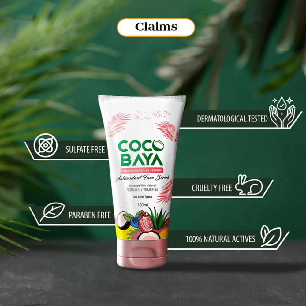 Coco Baya Brightening Face Wash Vitamin C Vitamin B3 & ProVit B5, Suitable For All Skin Types
