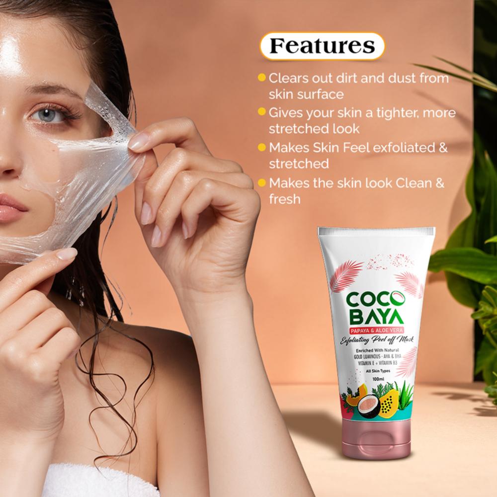 Coco Baya Antioxidant Face Scrub, Vitamin E & Vitamin B3, Suitable For All Skin Types