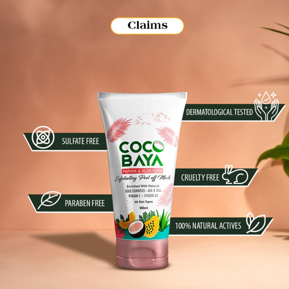 Coco Baya Antioxidant Face Scrub, Vitamin E & Vitamin B3, Suitable For All Skin Types