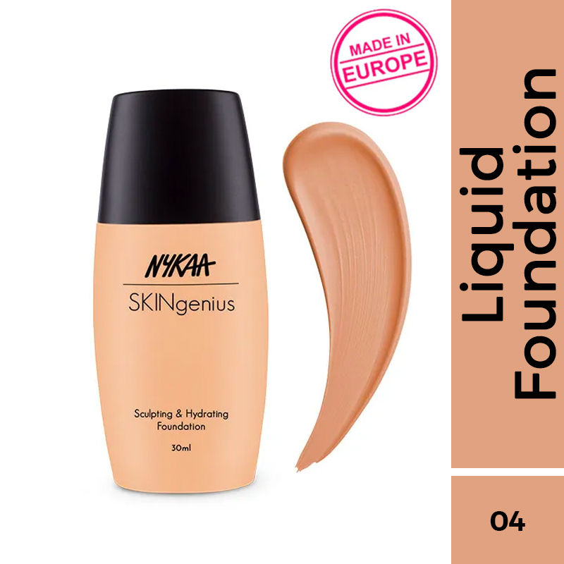 Nykaa Cosmetics SKINgenius Sculpting & Hydrating Dewy Foundation